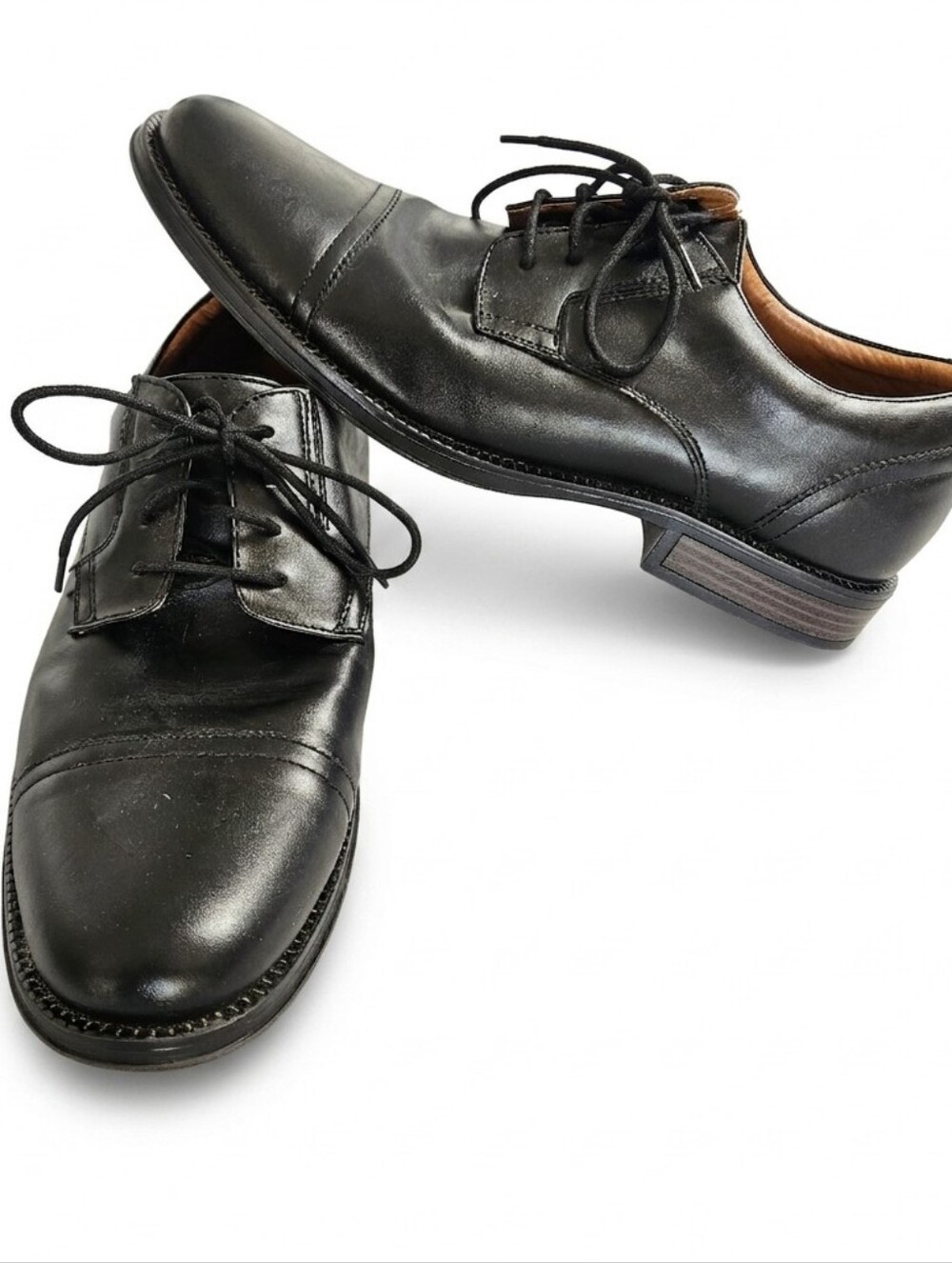 George Black Branford Cap Toe Oxford Dress Shoes 12